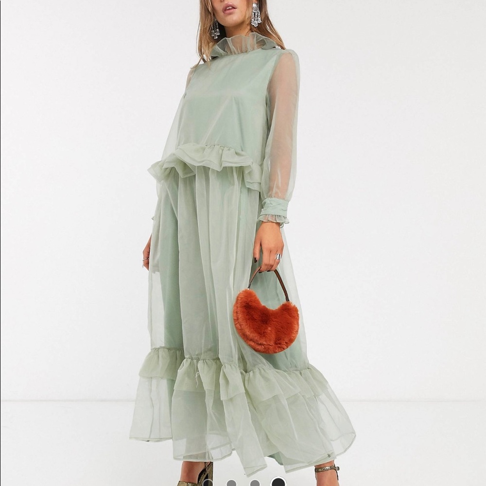 Sister Jane dress with frill tiers in organza